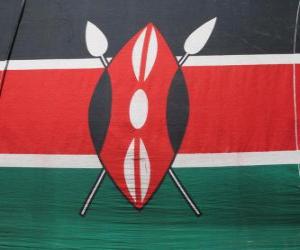yapboz Kenya Bayrağı